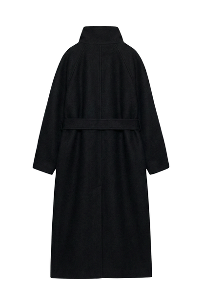 Novair High-Neck Wrap Coat