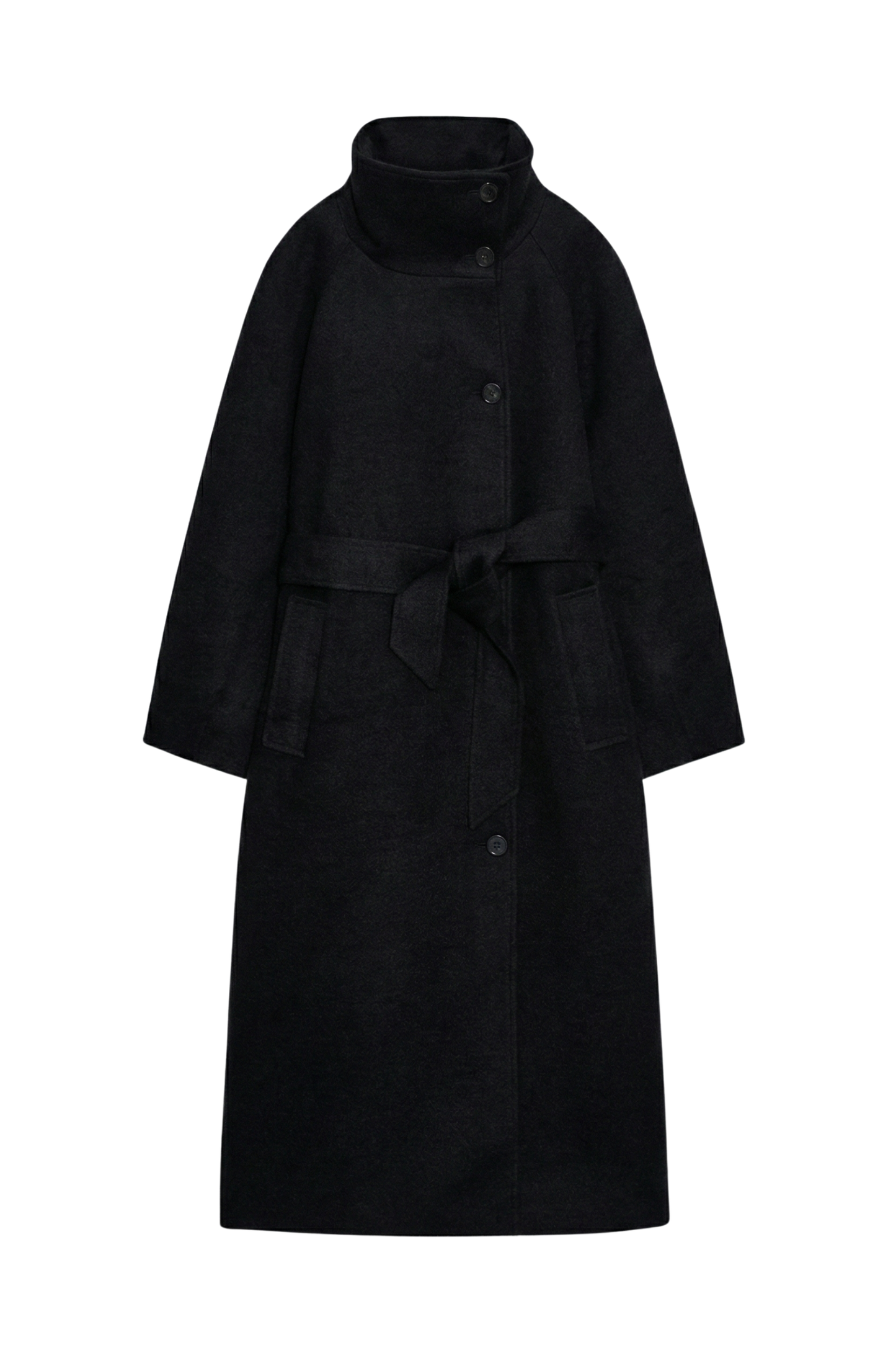 Novair High-Neck Wrap Coat