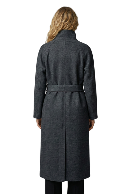 Novair High-Neck Wrap Coat