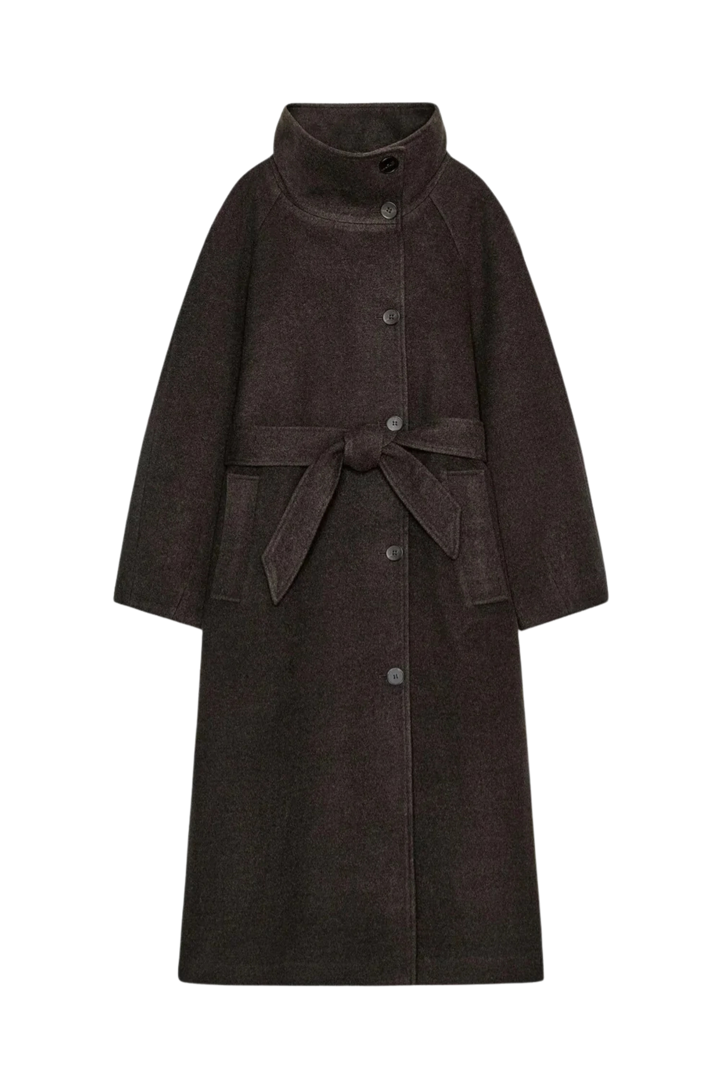 Novair High-Neck Wrap Coat