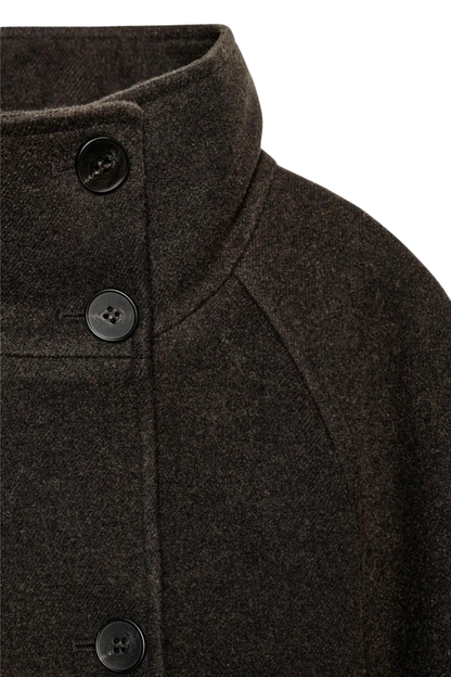 Novair High-Neck Wrap Coat